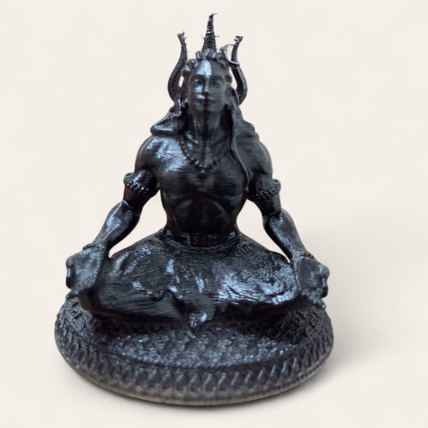 DevaDarshan Lord Shiva Dhyan Murti | Mahadev Meditation Idol for Home Temple Office Decor Puja & Gift