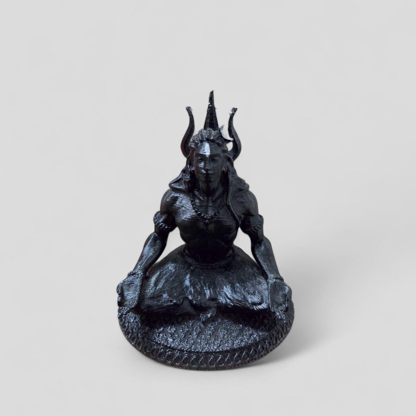 DevaDarshan Lord Shiva Dhyan Murti | Mahadev Meditation Idol for Home Temple Office Decor Puja & Gift