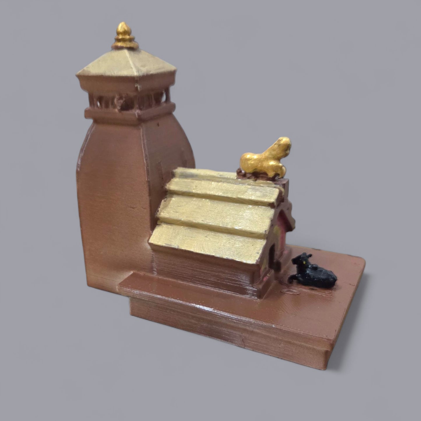 Tungnath Mahadev Temple Miniature | Third Panch Kedar Temple Replica of Lord Shiva Mandir for Home Decor, Puja & Gifting