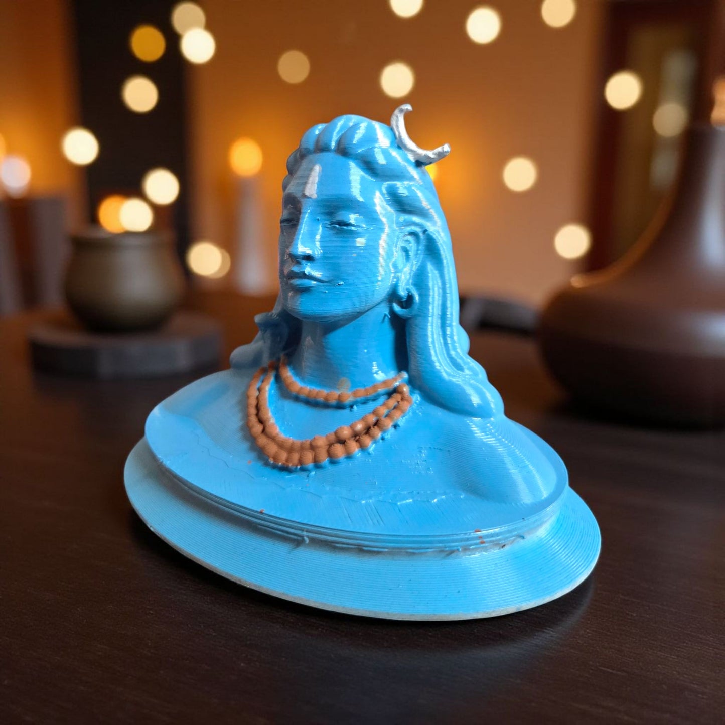 DevaDarshan - Adiyogi Shiva Statue Replica – Powerful Decorative Idol for Home, Office & Meditation Space | Symbol of Peace & Energy