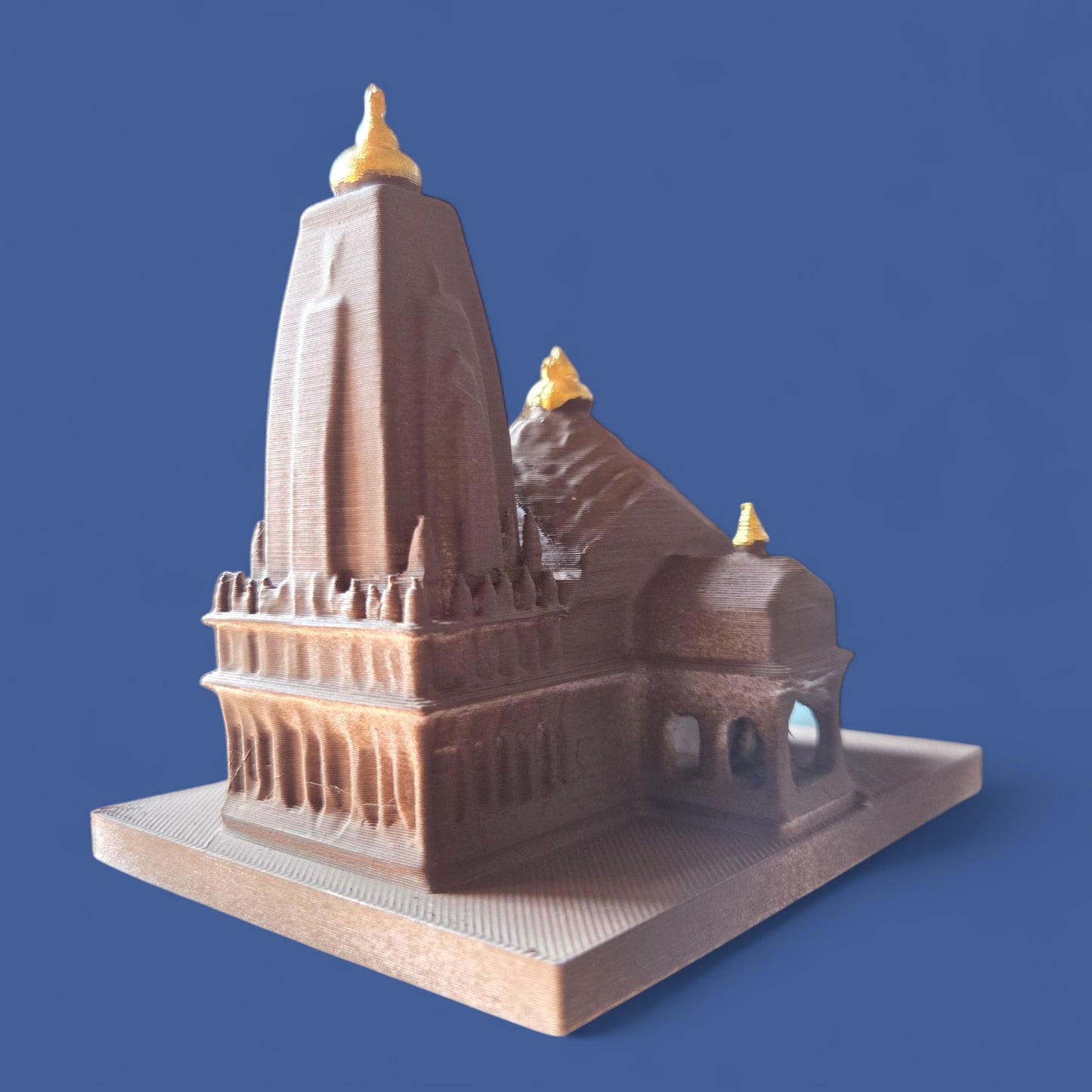 DevaDarshan Trimbakeshwar Jyotirling Miniature Temple | Sacred Shiva Idol for Puja Mandir, Gifting & Spiritual Showpiece