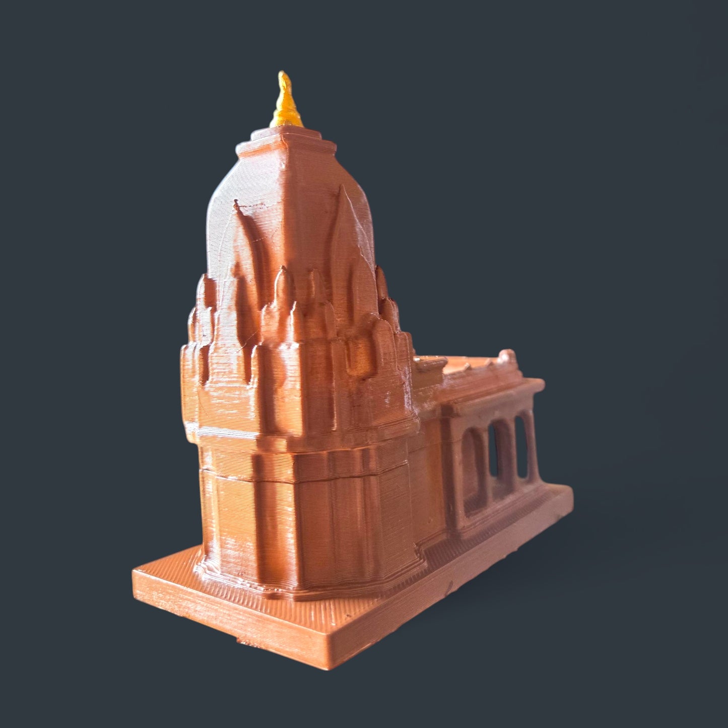 DevaDarshan Bhimashankar Jyotirling Miniature Temple | Eco-Friendly Lord Shiva Idol for Puja Room, Meditation & Devotional Décor