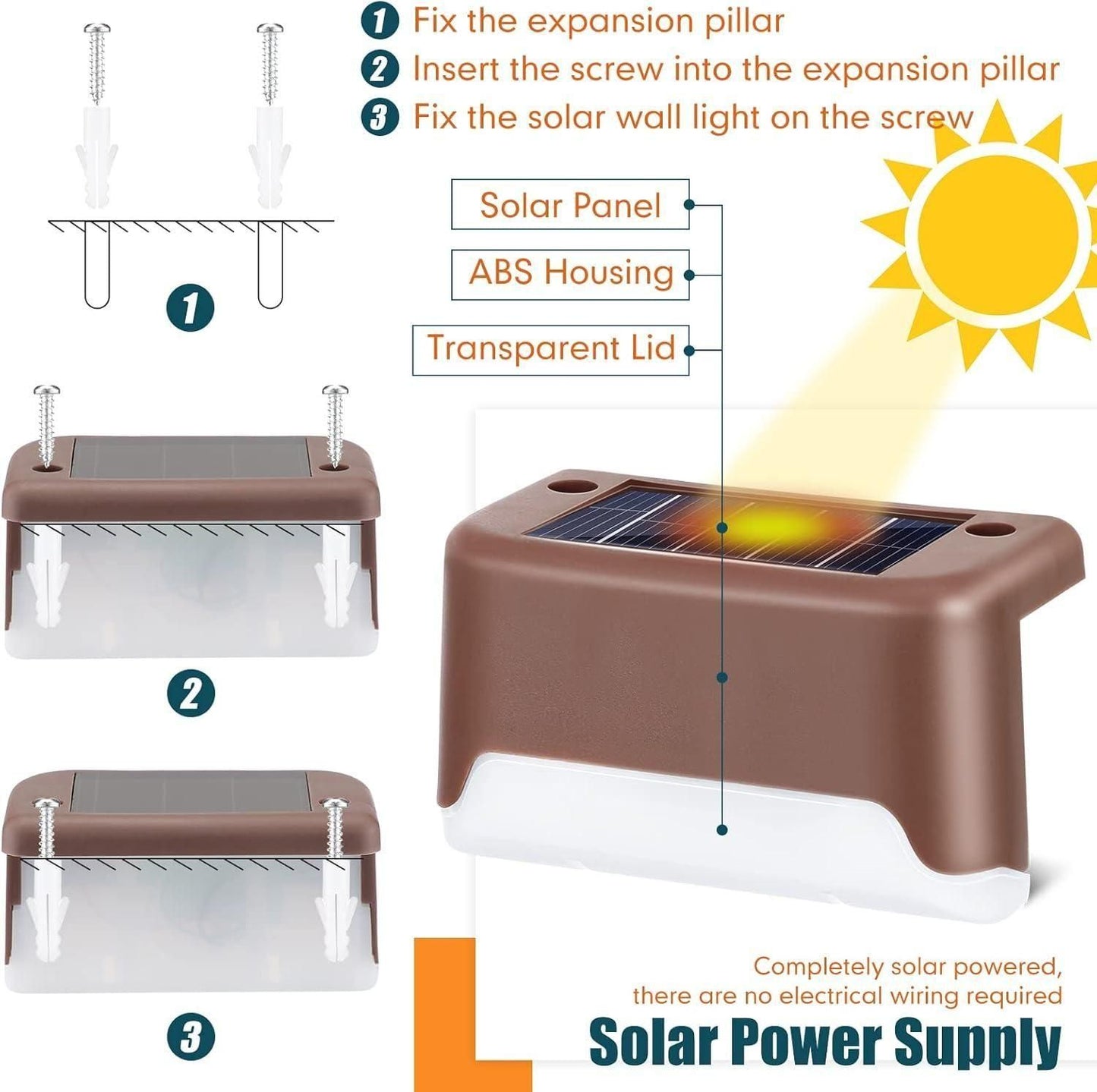Solar Deck Lights Outdoor - PahadiMerch