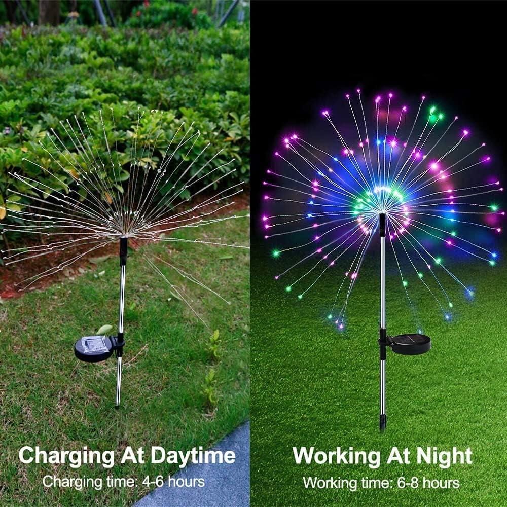 Waterproof Firework LED Outdoor Solar Garden Lights - PahadiMerch