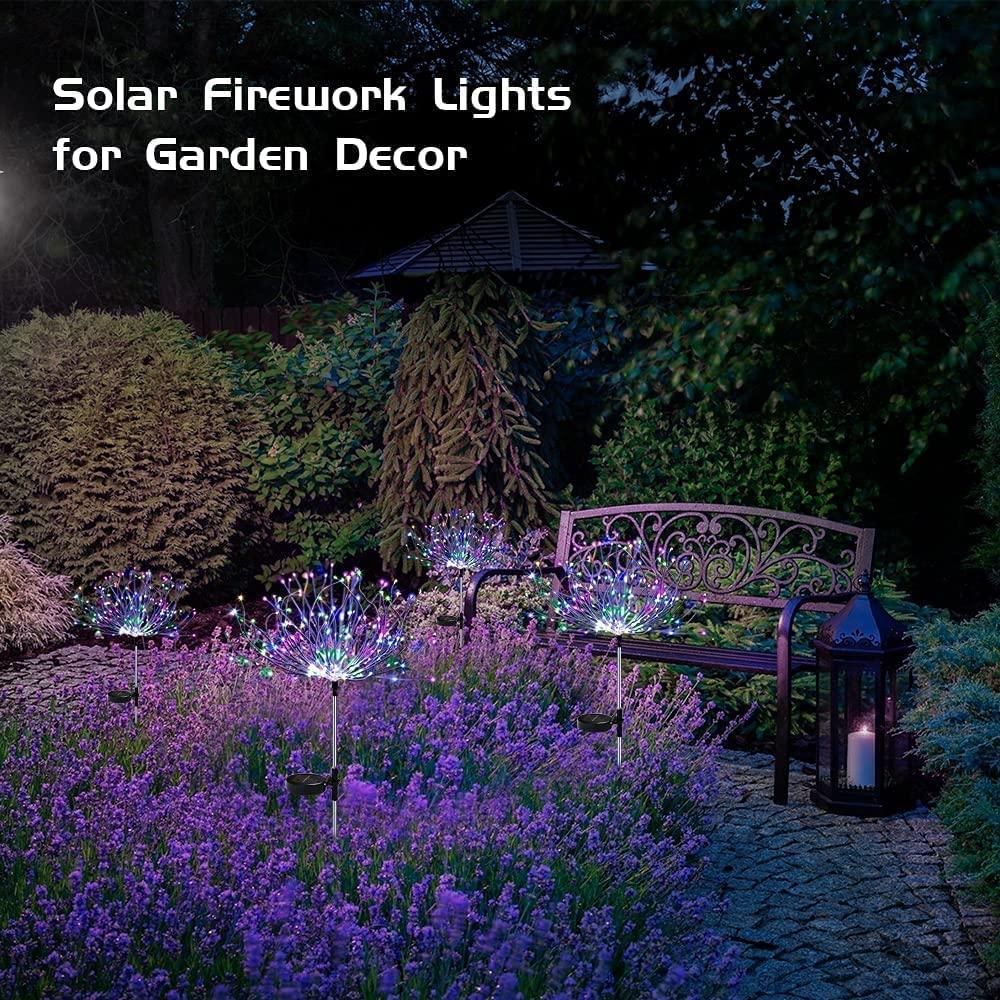Waterproof Firework LED Outdoor Solar Garden Lights - PahadiMerch