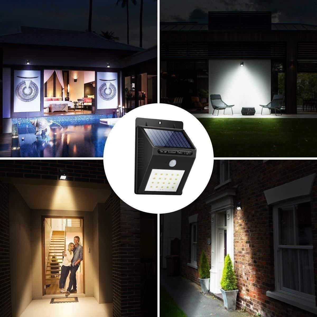 Security Light- 20 LED Bright Outdoor Security Lights with Motion Sensor - PahadiMerch
