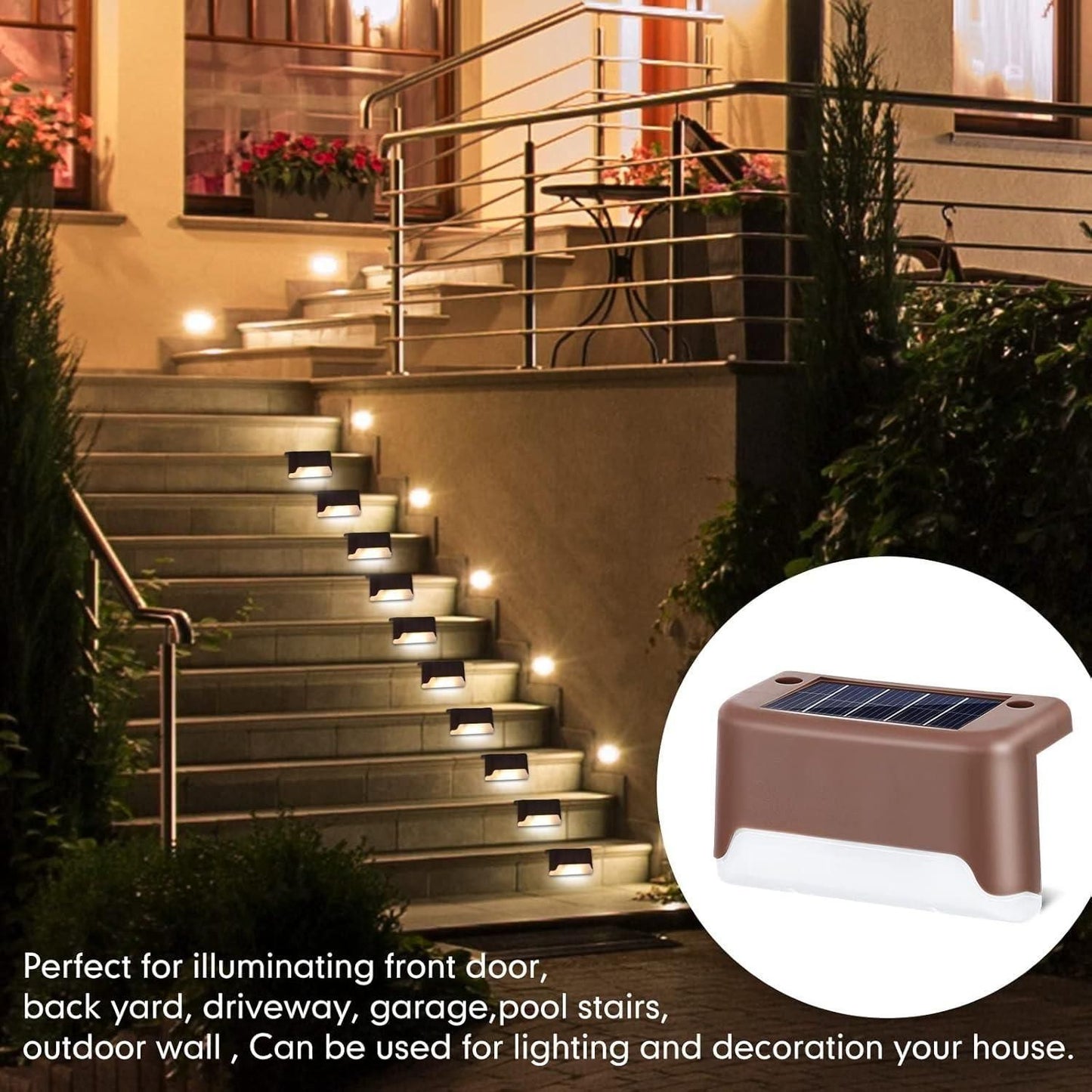 Solar Deck Lights Outdoor - PahadiMerch