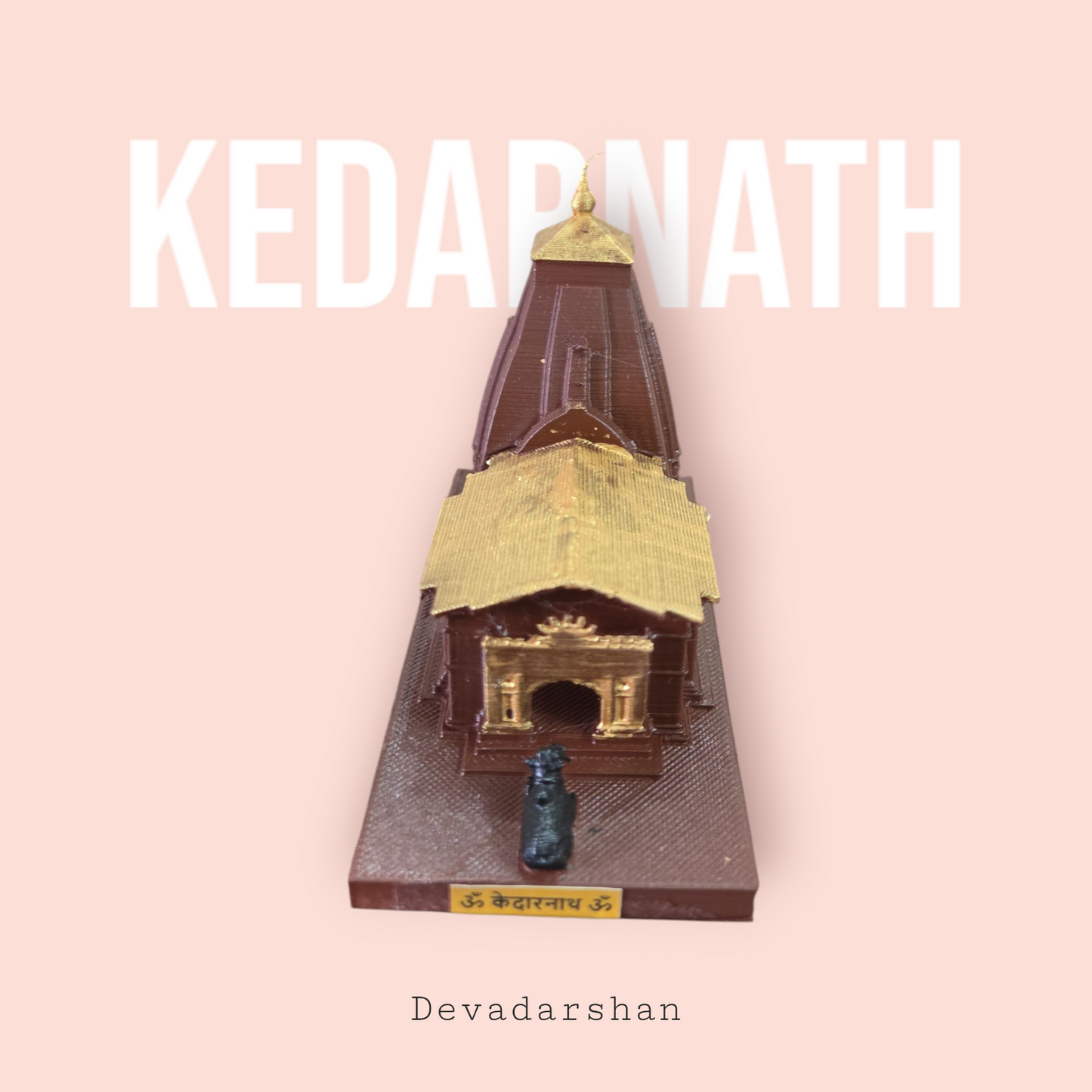 Divine Kedarnath Jyotirling Miniature Temple | Sacred Mahadev Idol for Home Mandir, Daily Puja & Spiritual Gifting DevaDarshan