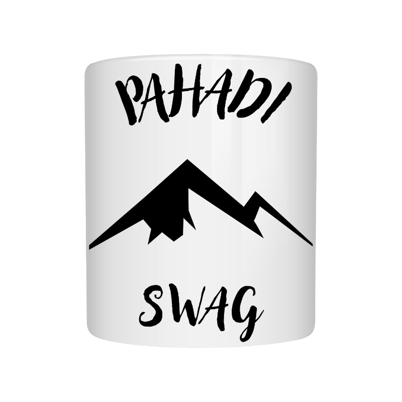 Pahadi Swag 001 White Coffee Mug