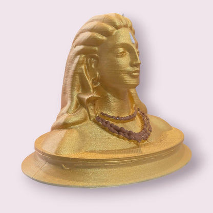 DevaDarshan - Adiyogi Shiva Statue Replica – Powerful Decorative Idol for Home, Office & Meditation Space | Symbol of Peace & Energy