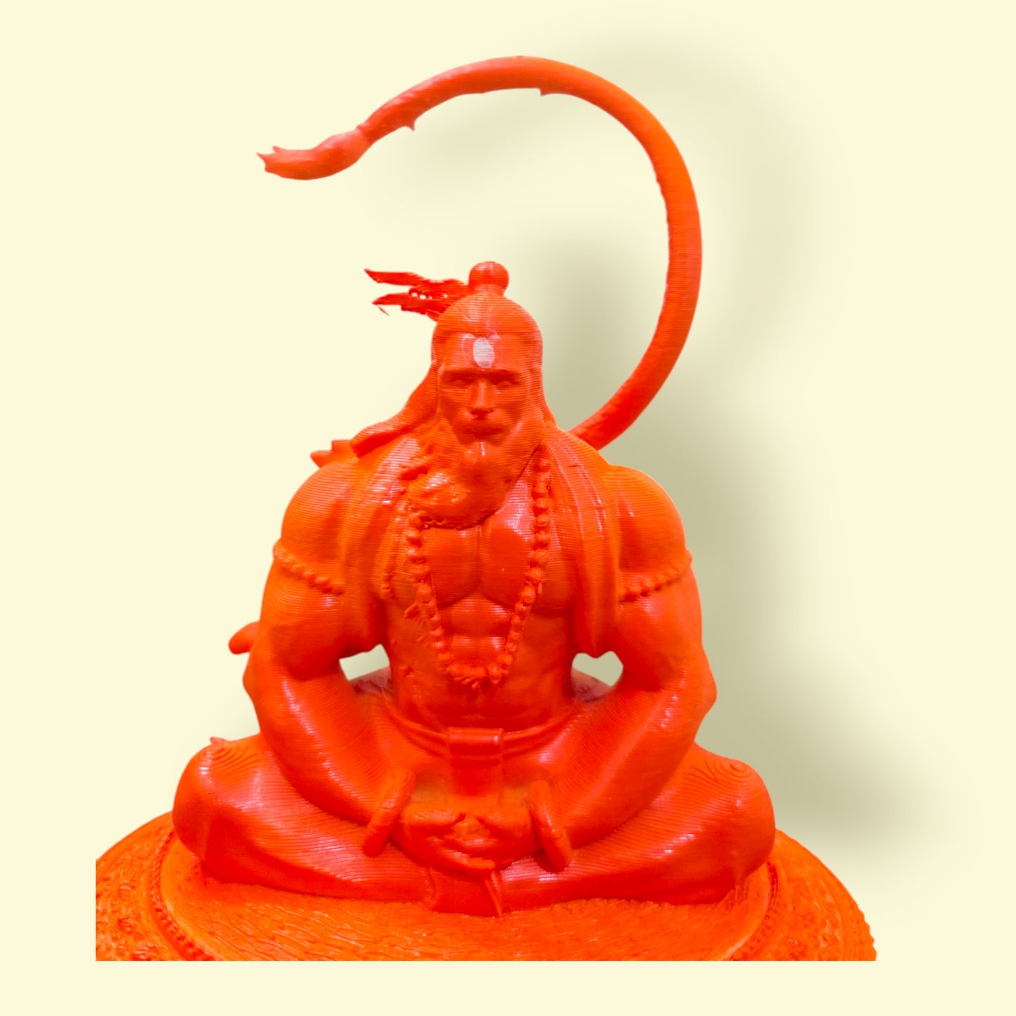 DevaDarshan Meditating Hanuman Ji Idol | Bajrangbali Murti for Home Temple Pooja Office Car Dashboard Gift