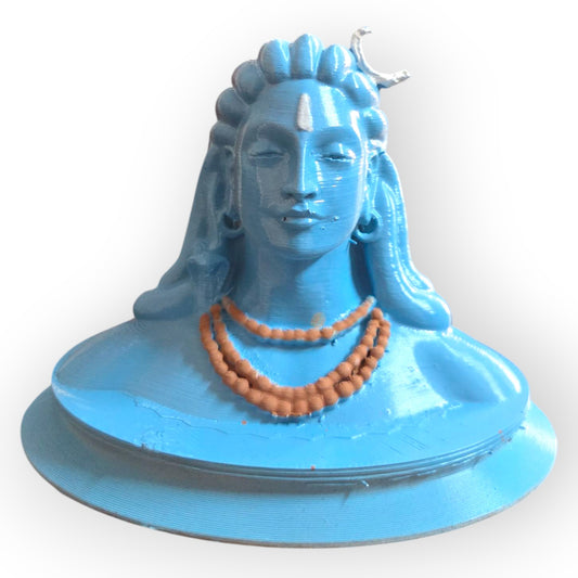 DevaDarshan - Adiyogi Shiva Statue Replica – Powerful Decorative Idol for Home, Office & Meditation Space | Symbol of Peace & Energy