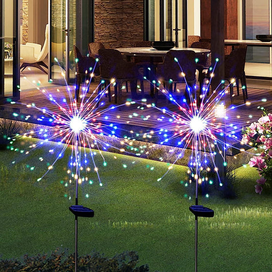 Waterproof Firework LED Outdoor Solar Garden Lights - PahadiMerch