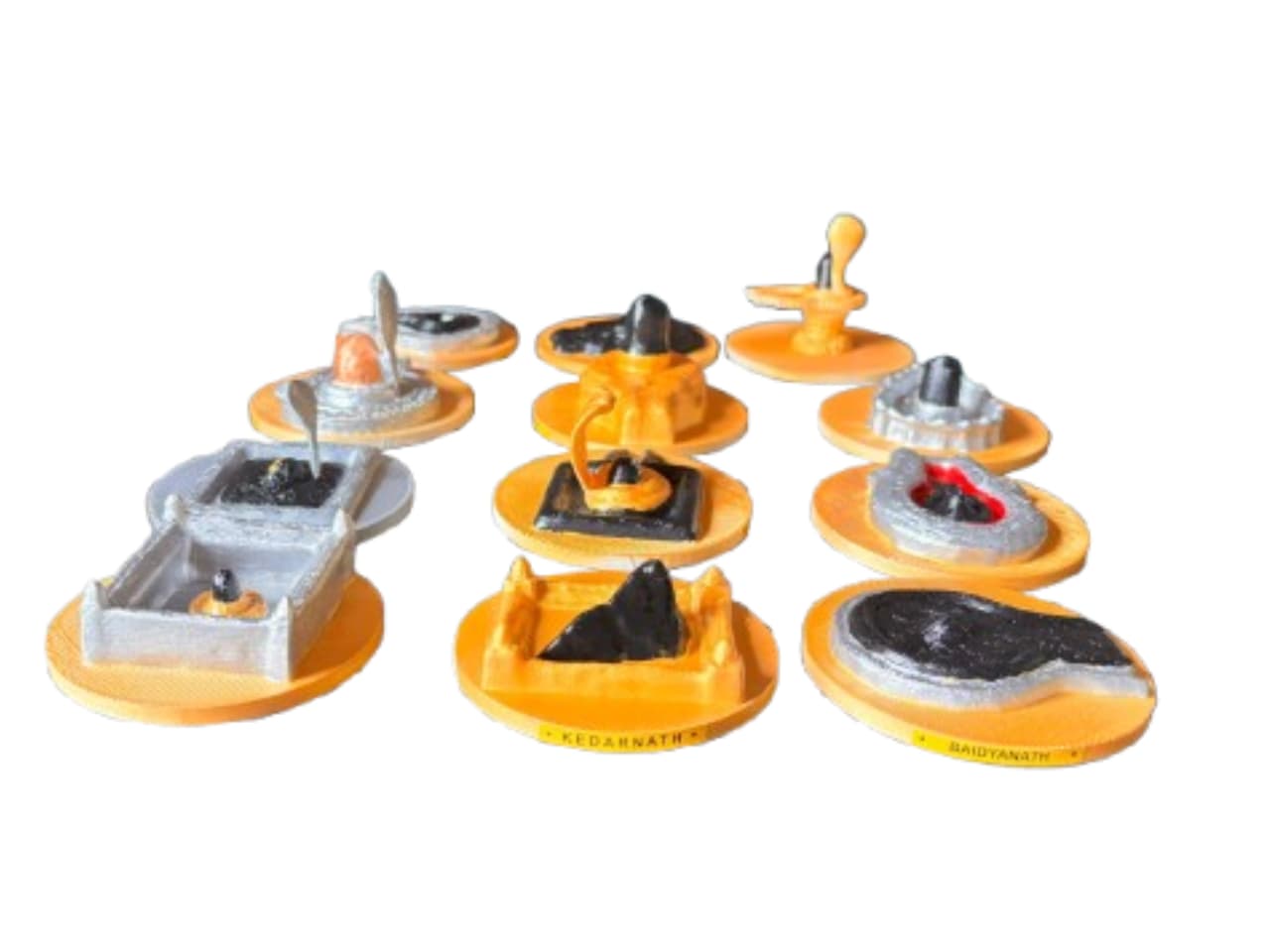 DevaDarshan - 12 Jyotirling Shivling Miniature Combo