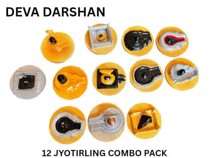 DevaDarshan - 12 Jyotirling Shivling Miniature Combo