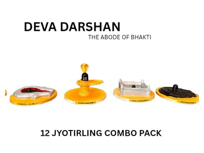 DevaDarshan - 12 Jyotirling Shivling Miniature Combo