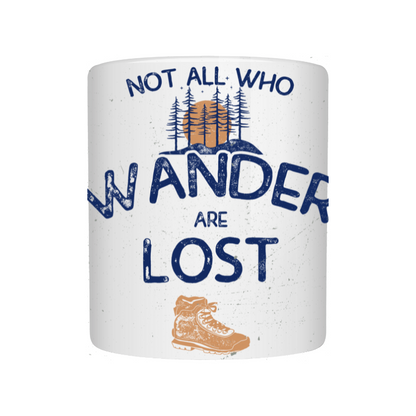 Not all Who Wander All Lost White 001 White Coffee Mug