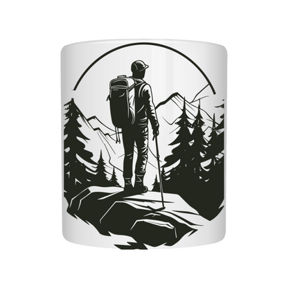 Trekker 001 White Coffee Mug