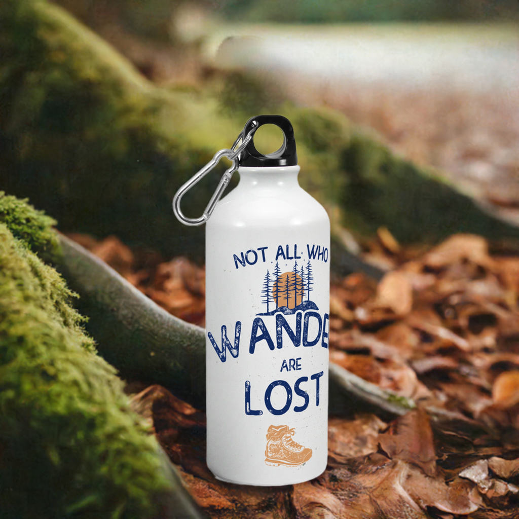 Not all who Wander are Lost White Sipper - PahadiMerch