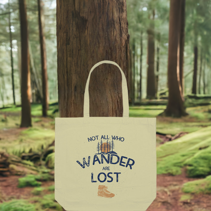 Not all who Wander are Lost Tote Bag - PahadiMerch